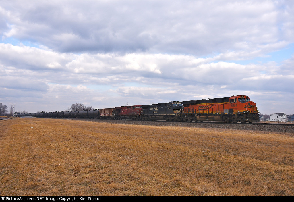 BNSF 6504 NS 9943 CP 8796